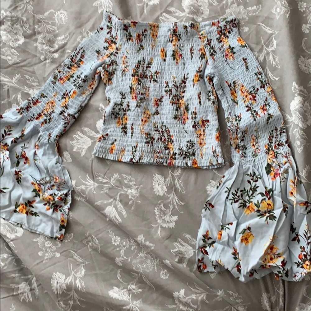 Floral crop top